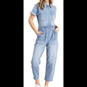 Celebrity Pink denim jumpsuit NWT
